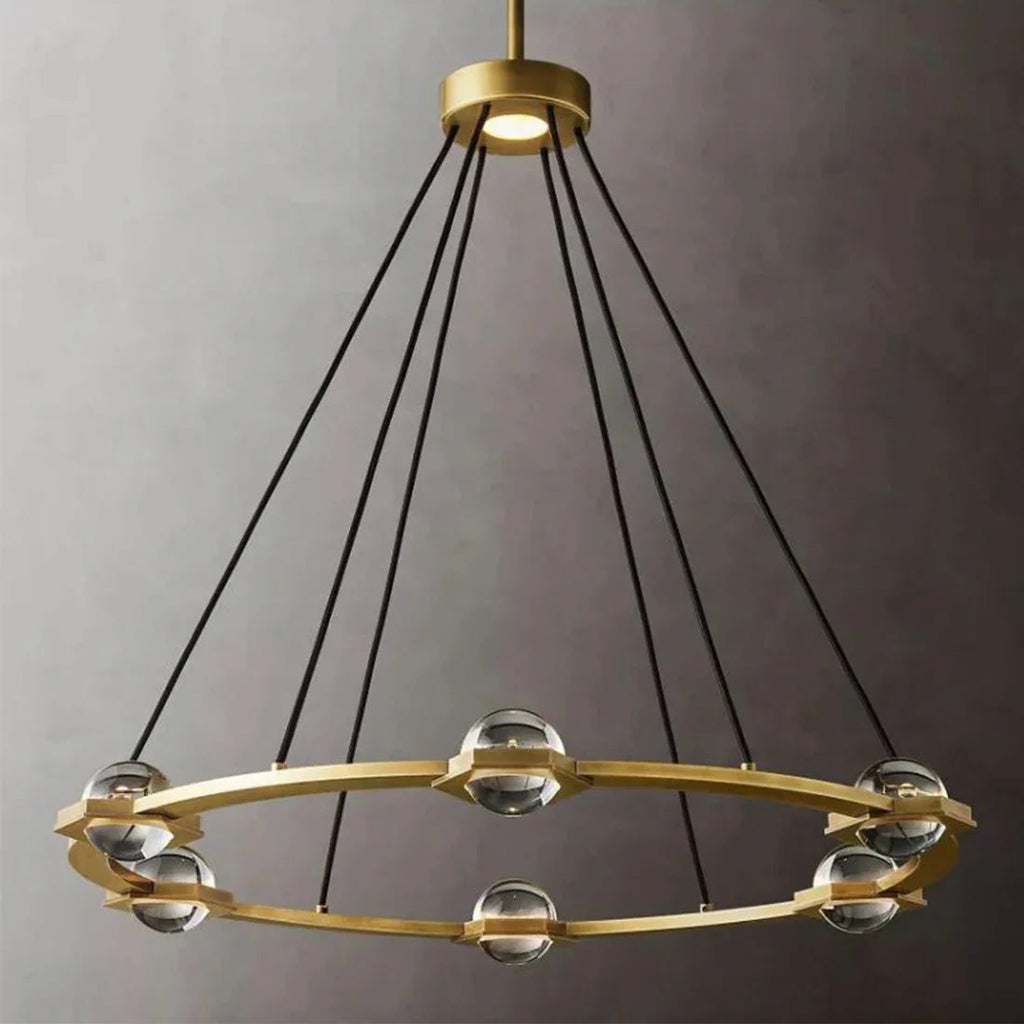 Nova Round Modern Chandelier