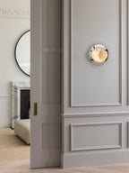 Orbit Pearl Alabaster Wall Light