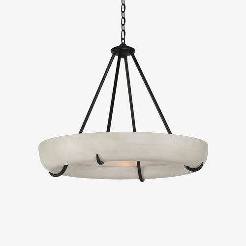 Orion Alabaster Chandelier by Bling Lighting Studio