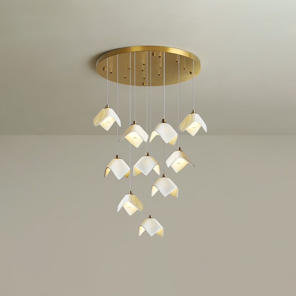Orlani Cascade Stairs Chandelier