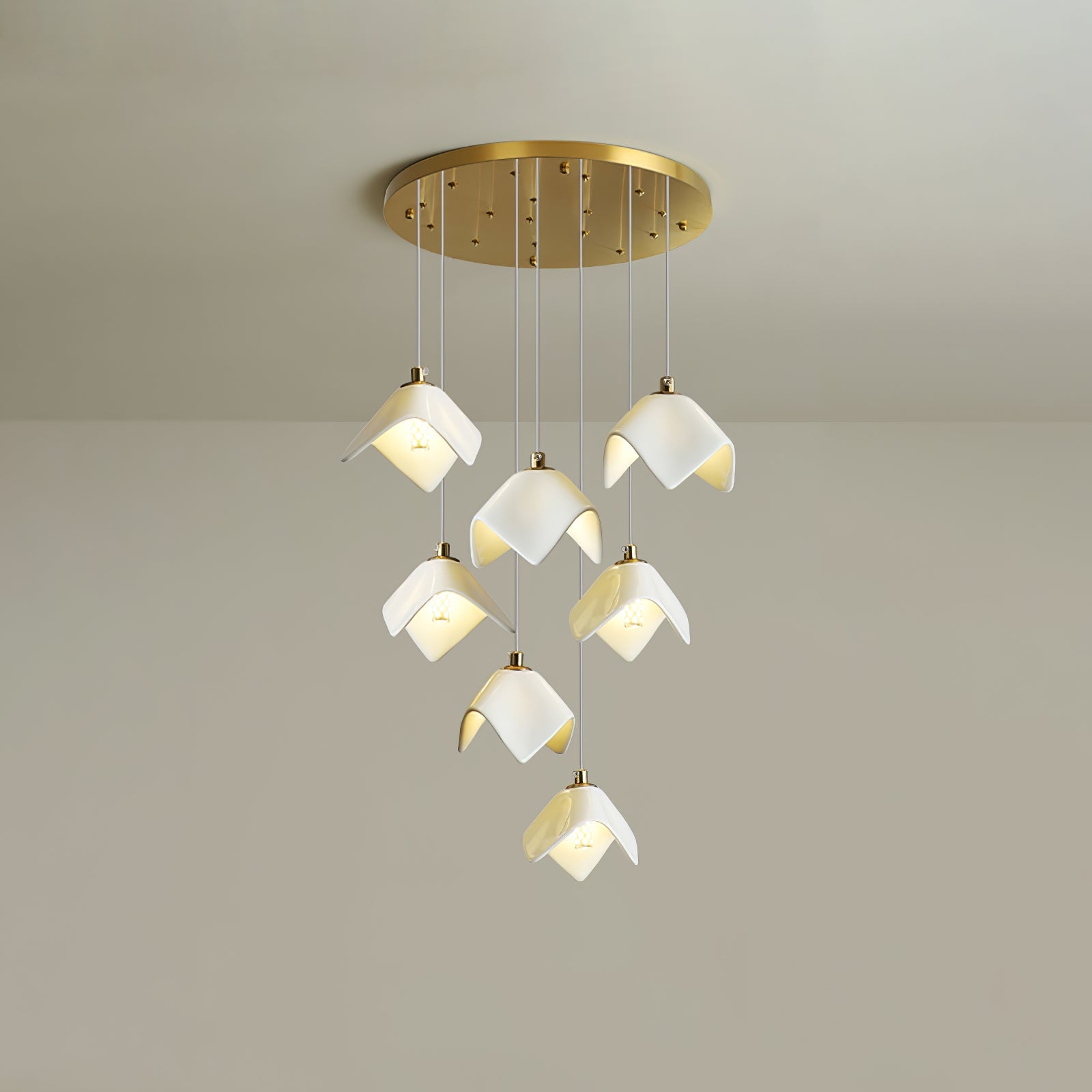 Orlani Cascade Stairs Chandelier
