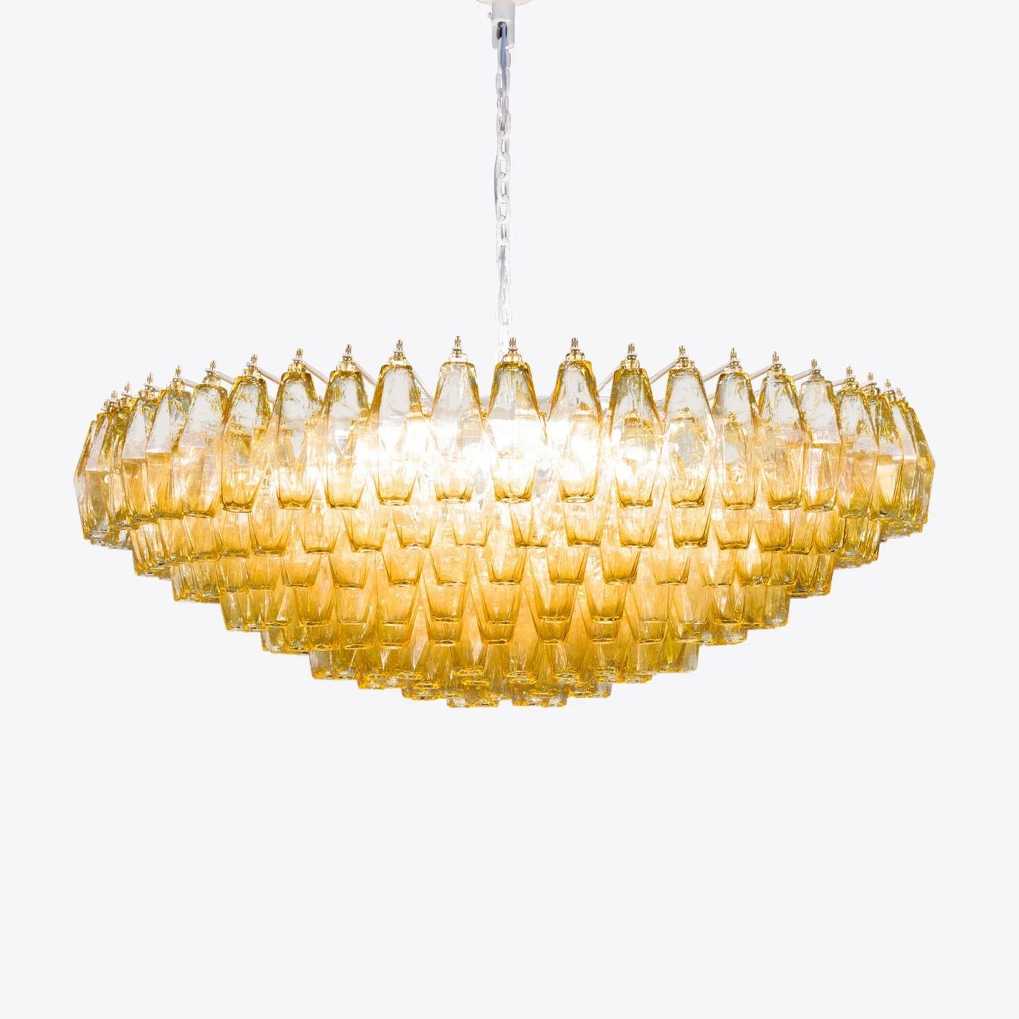 Sorrento Murano Chandelier 35"