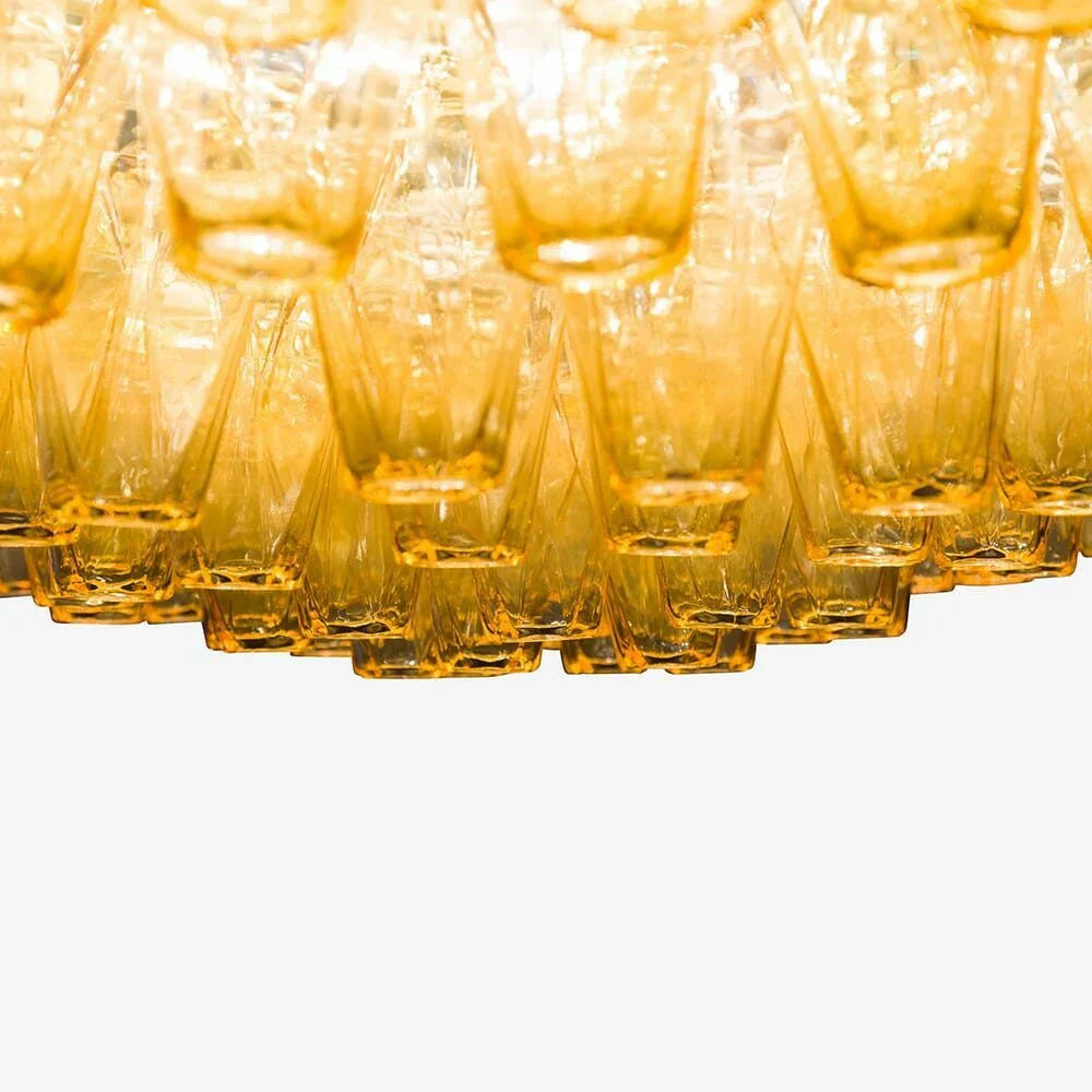 Sorrento Murano Chandelier 35"