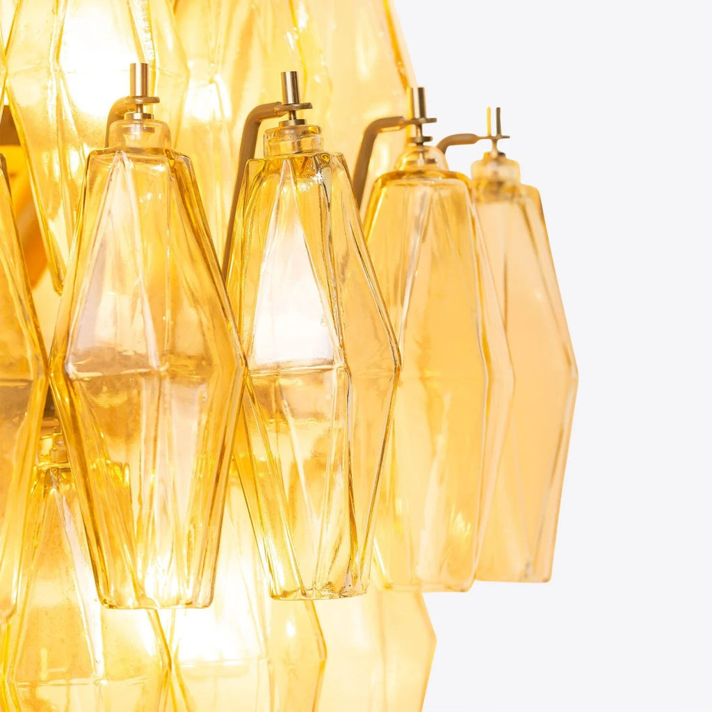 Sorrento Murano Chandelier 35"