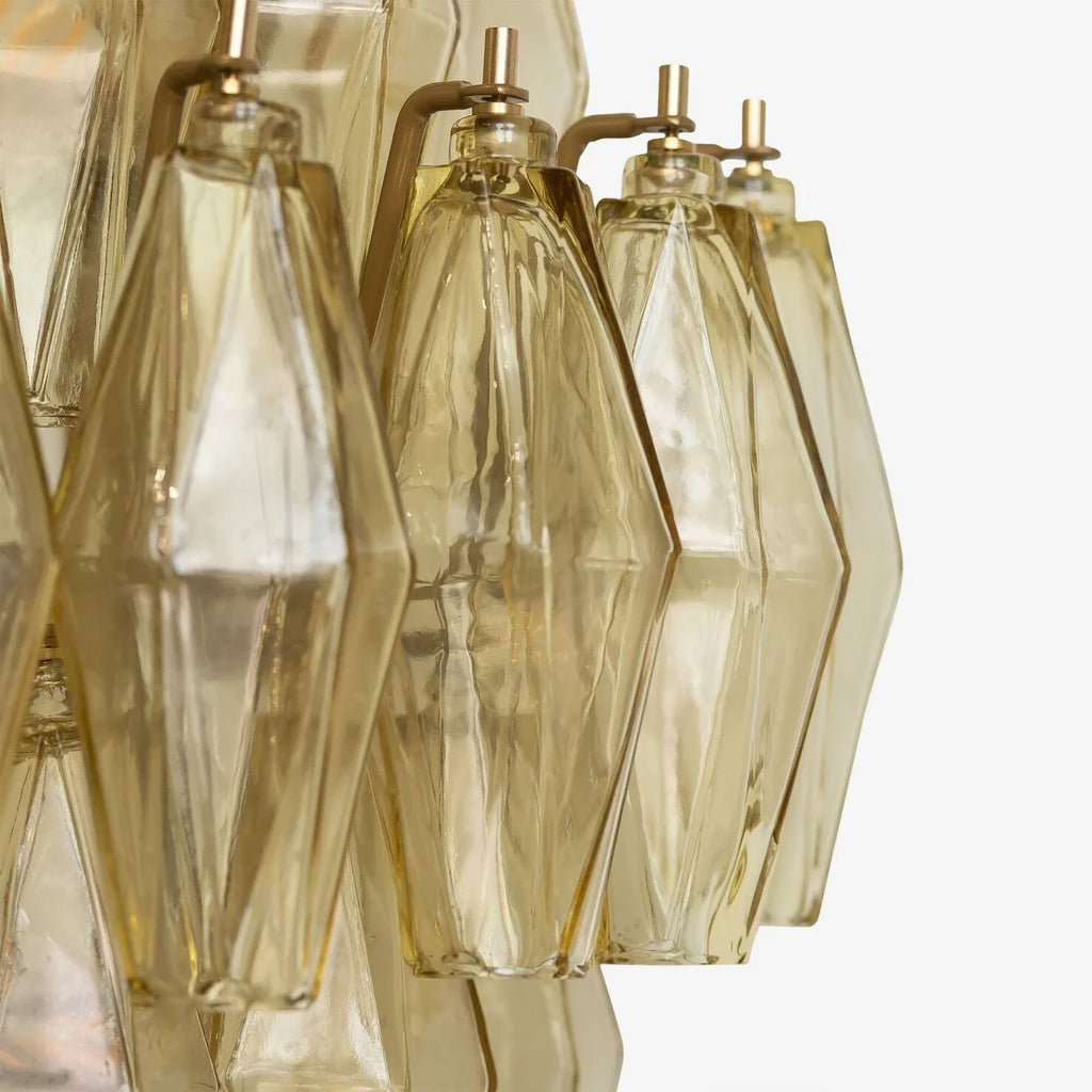 Sorrento Murano Chandelier 35"