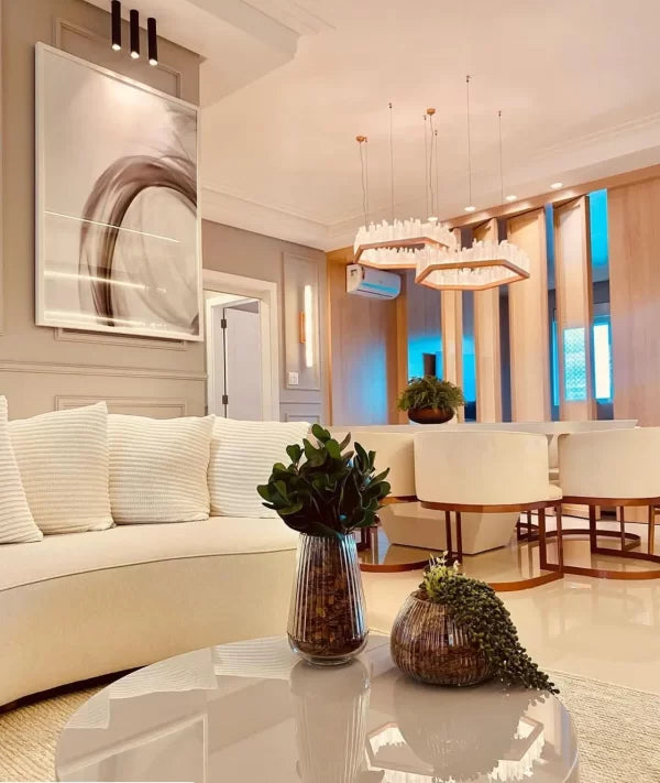 Selenite LED Chandelier San Francisco