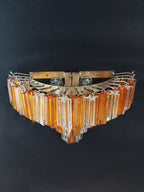 Murano Wall Lamp | 63 Clear Yellow Prism Glass | Set of 2