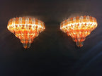 Murano Wall Lamp | 63 Clear Yellow Prism Glass | Set of 2