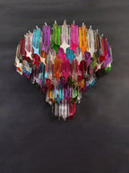 Murano Wall Lamp | 63 Multicolour Prism Glass | Set of 2