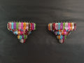 Murano Wall Lamp | 63 Multicolour Prism Glass | Set of 2
