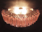 Murano Wall Lamp | 63 Pink Prism Glass | Set of 2