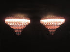 Murano Wall Lamp | 63 Pink Prism Glass | Set of 2