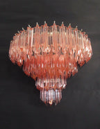 Murano Wall Lamp | 63 Pink Prism Glass | Set of 2