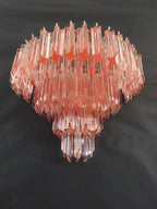 Murano Wall Lamp | 63 Pink Prism Glass | Set of 2