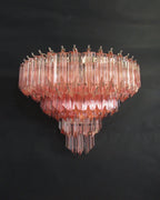 Murano Wall Lamp | 63 Pink Prism Glass | Set of 2