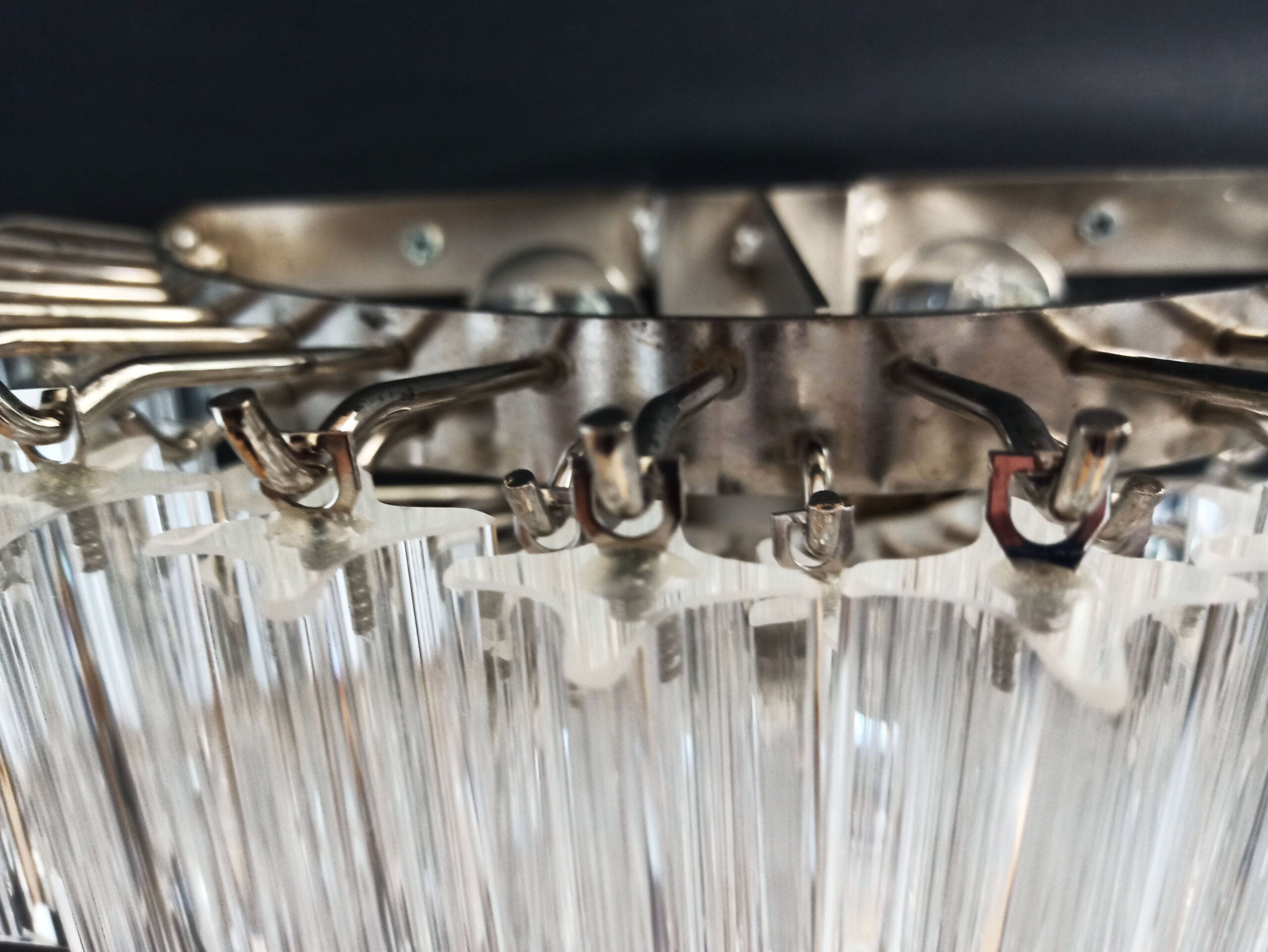 Murano Wall Lamp | 63 Clear Prism Glass | Set of 2