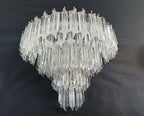 Murano Wall Lamp | 63 Clear Prism Glass | Set of 2