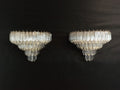 Murano Wall Lamp | 63 Clear Prism Glass | Set of 2