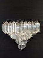Murano Wall Lamp | 63 Clear Prism Glass | Set of 2