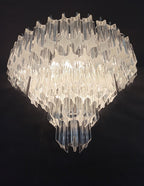 Murano Wall Lamp | 63 Clear Prism Glass | Set of 2