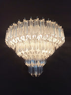 Murano Wall Lamp | 63 Clear Prism Glass | Set of 2