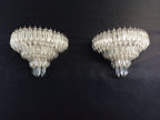 Murano Wall Lamp | 63 Clear Prism Glass | Set of 2