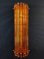 Murano Wall Lamp | 7 Yellow Prism Glass | Set of 2