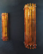 Murano Wall Lamp | 7 Yellow Prism Glass | Set of 2