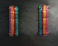 Murano Wall Lamp | 7 Multicolour Prism Glass | Set of 2