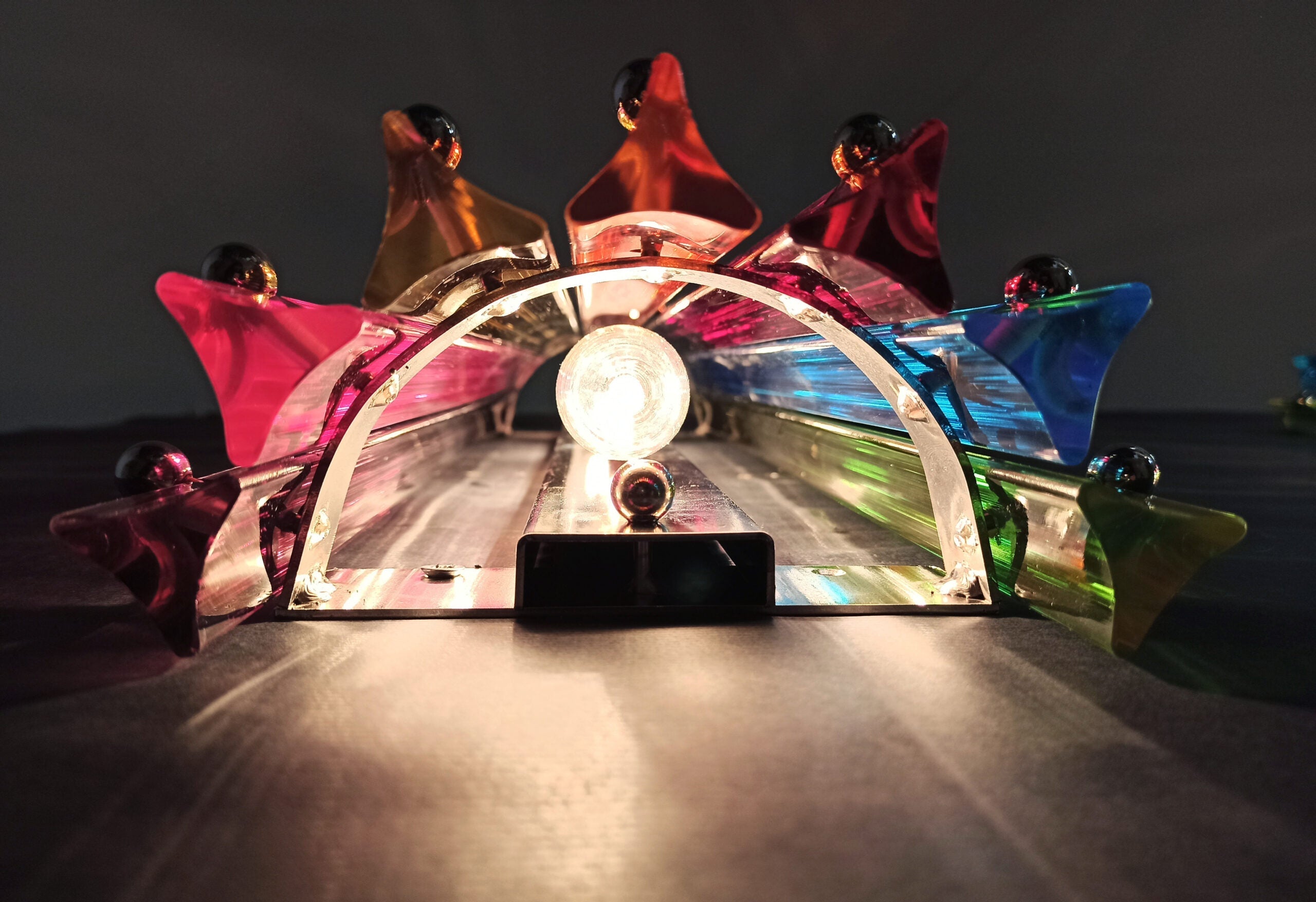 Murano Wall Lamp | 7 Multicolour Prism Glass | Set of 2
