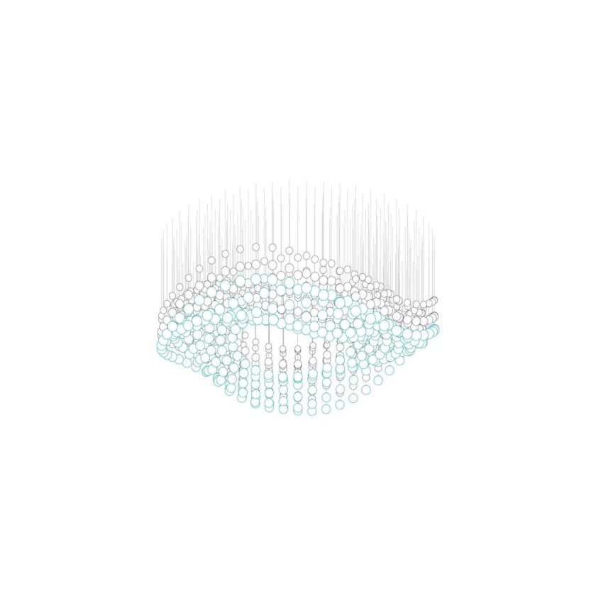 Pearl Curtain Customize Chandelier
