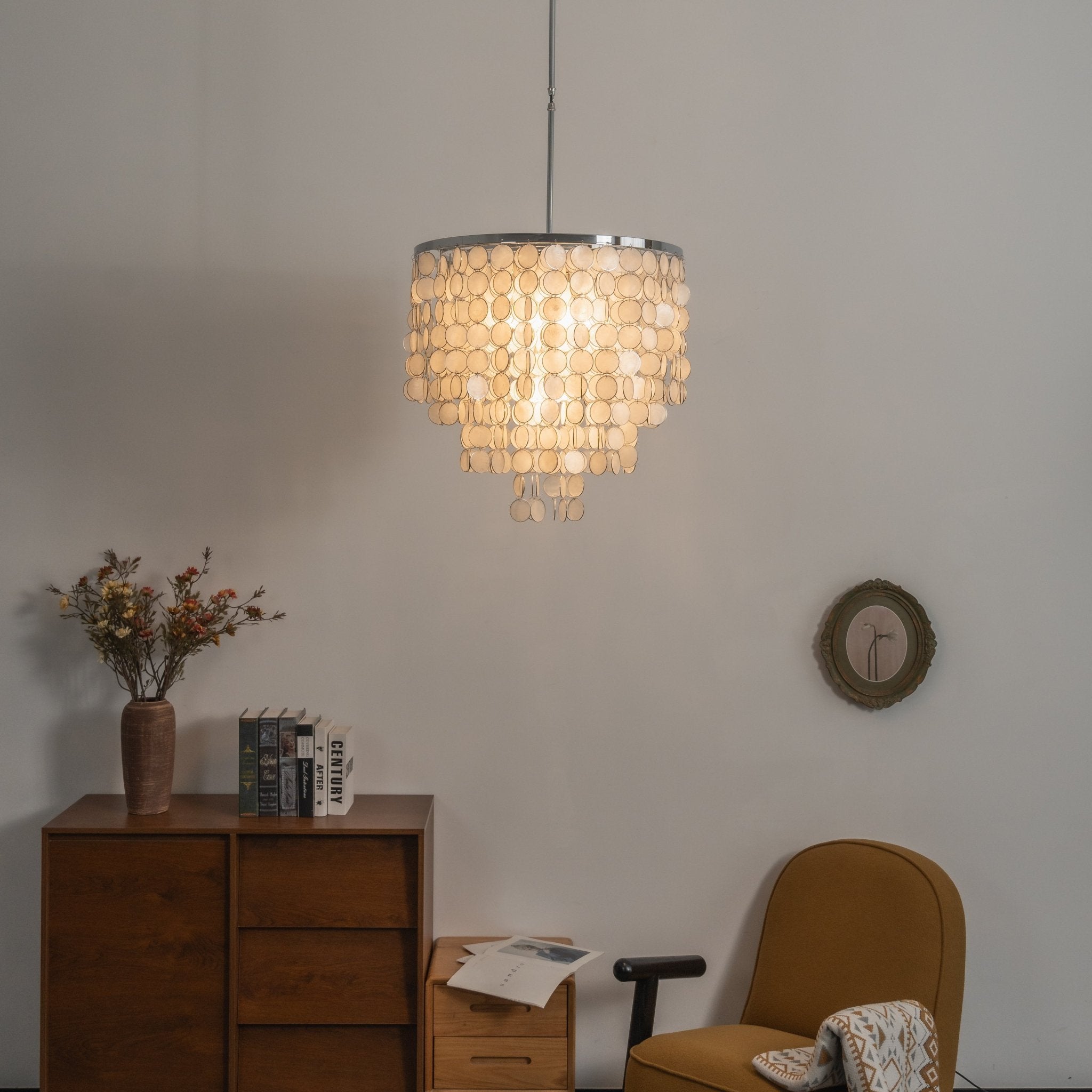 Pearl Shell Chandelier