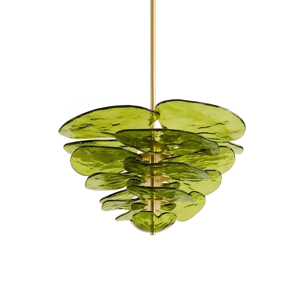 Petals Glass Chandelier Murano lighting by Bling Lighting Studio