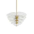 Petals Glass Chandelier Murano lighting by Bling Lighting Studio