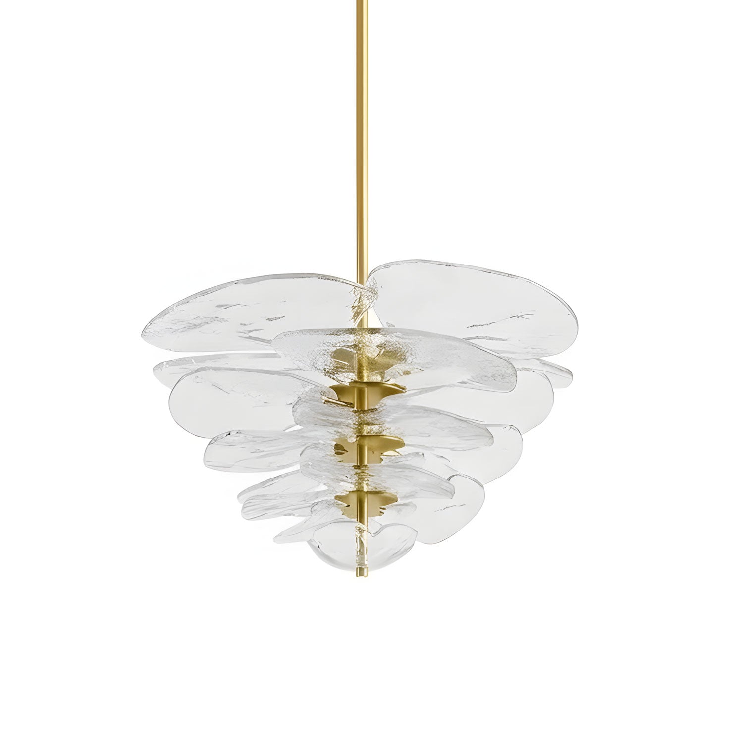Petals Glass Chandelier Murano lighting by Bling Lighting Studio