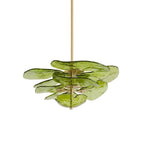 Petals Glass Chandelier Murano lighting by Bling Lighting Studio