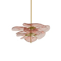Petals Glass Chandelier Murano lighting by Bling Lighting Studio