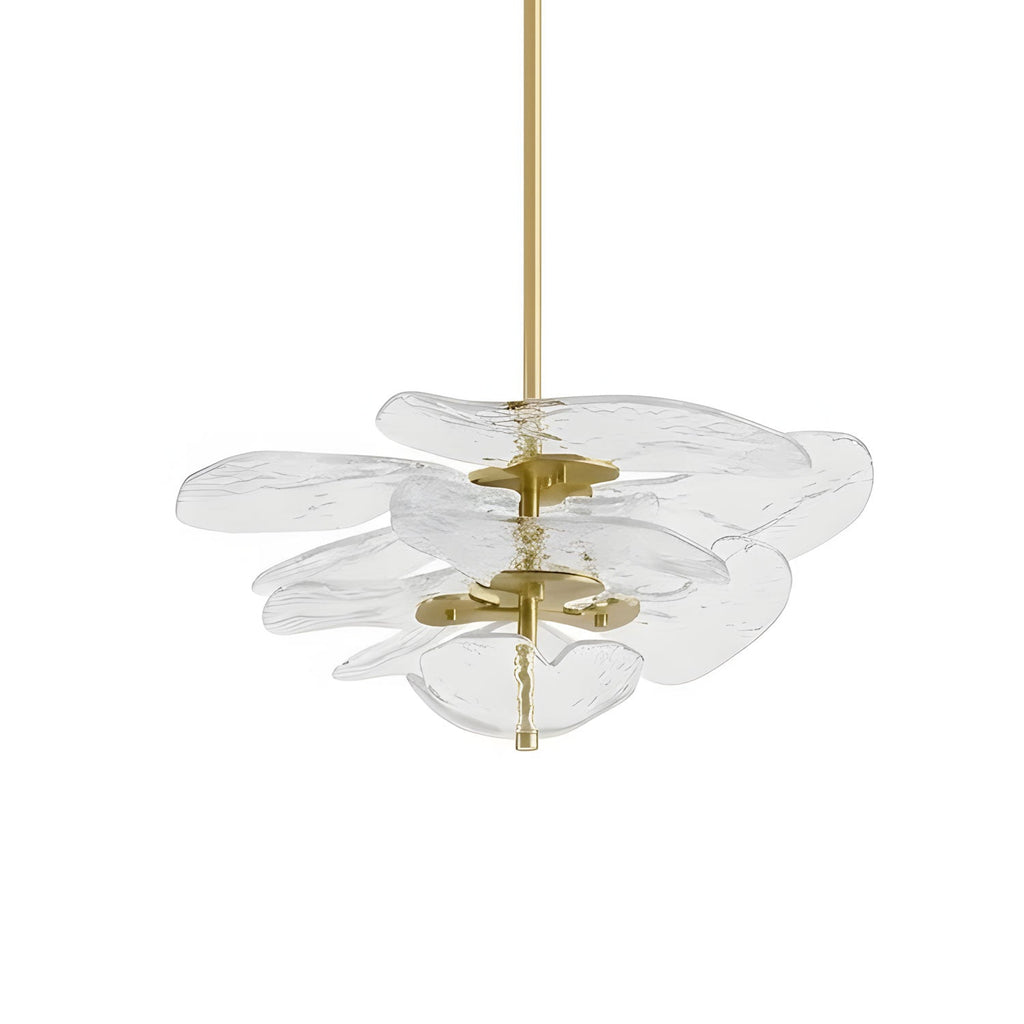 Petals Glass Chandelier Murano lighting by Bling Lighting Studio