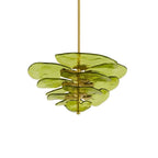 Petals Glass Chandelier Murano lighting by Bling Lighting Studio