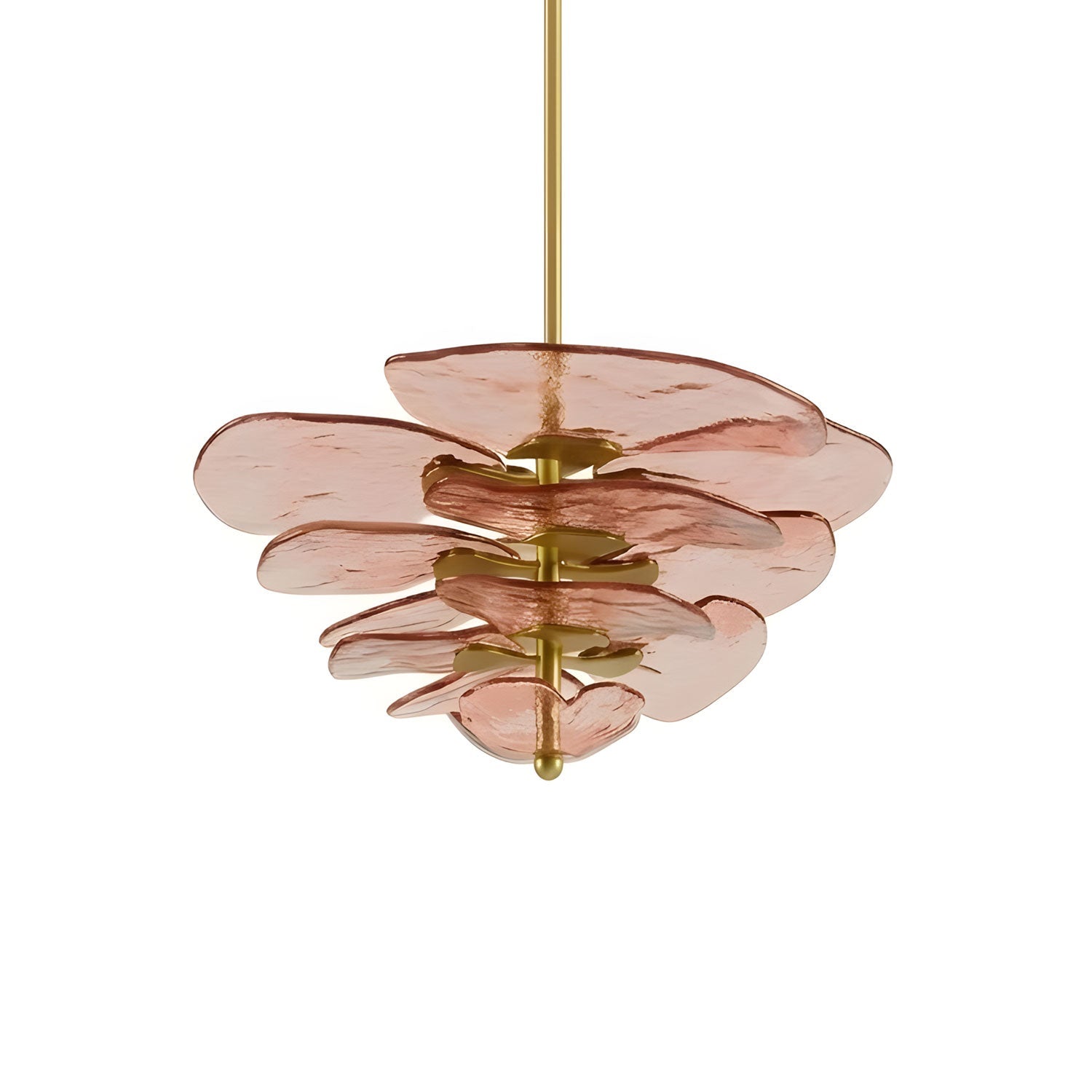 Petals Glass Chandelier Murano lighting by Bling Lighting Studio