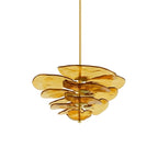 Petals Glass Chandelier Murano lighting by Bling Lighting Studio