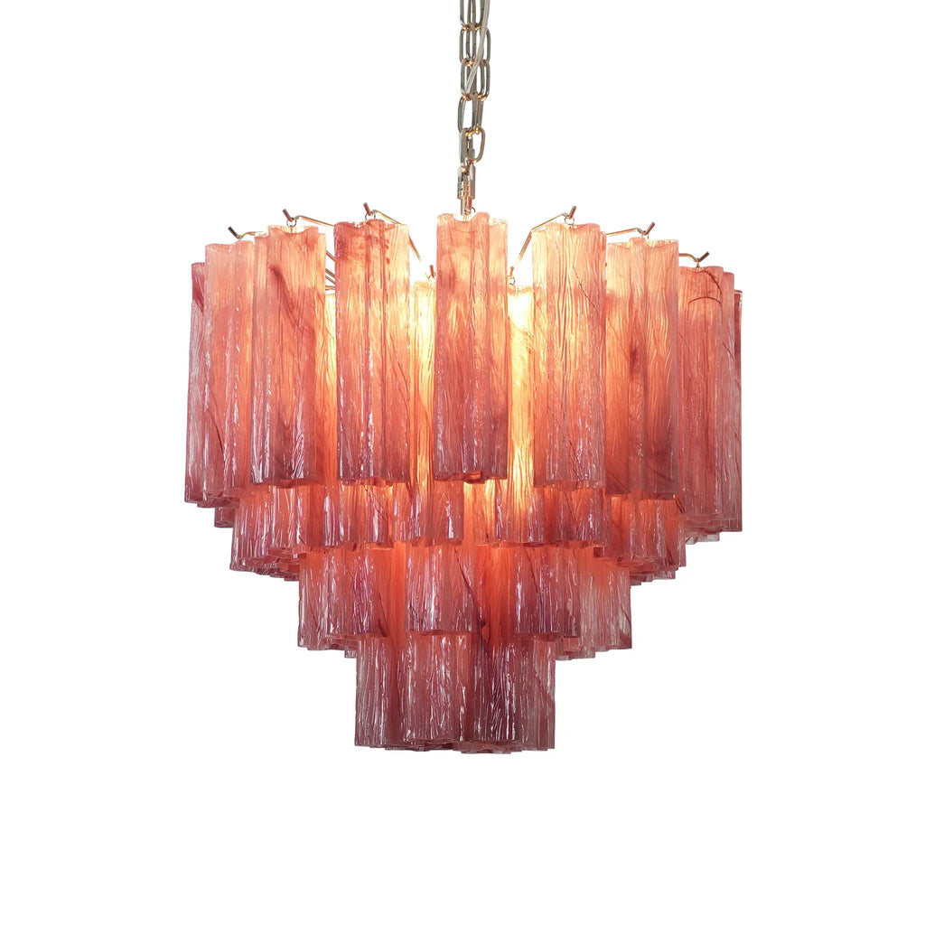 Star Shaped Tube Red Clouds Glass Chandelier product image