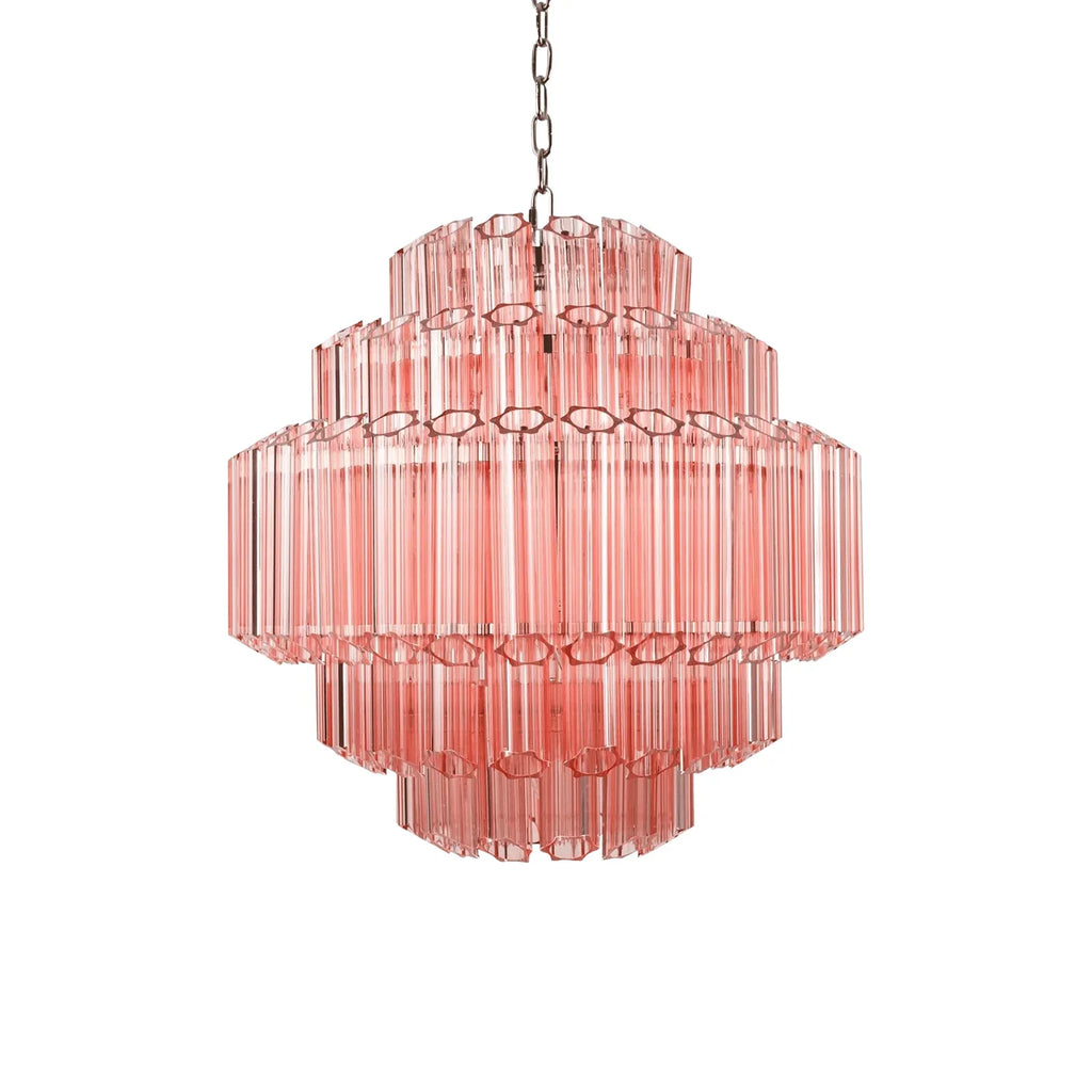 Pink Palermo Round Chandelier product image