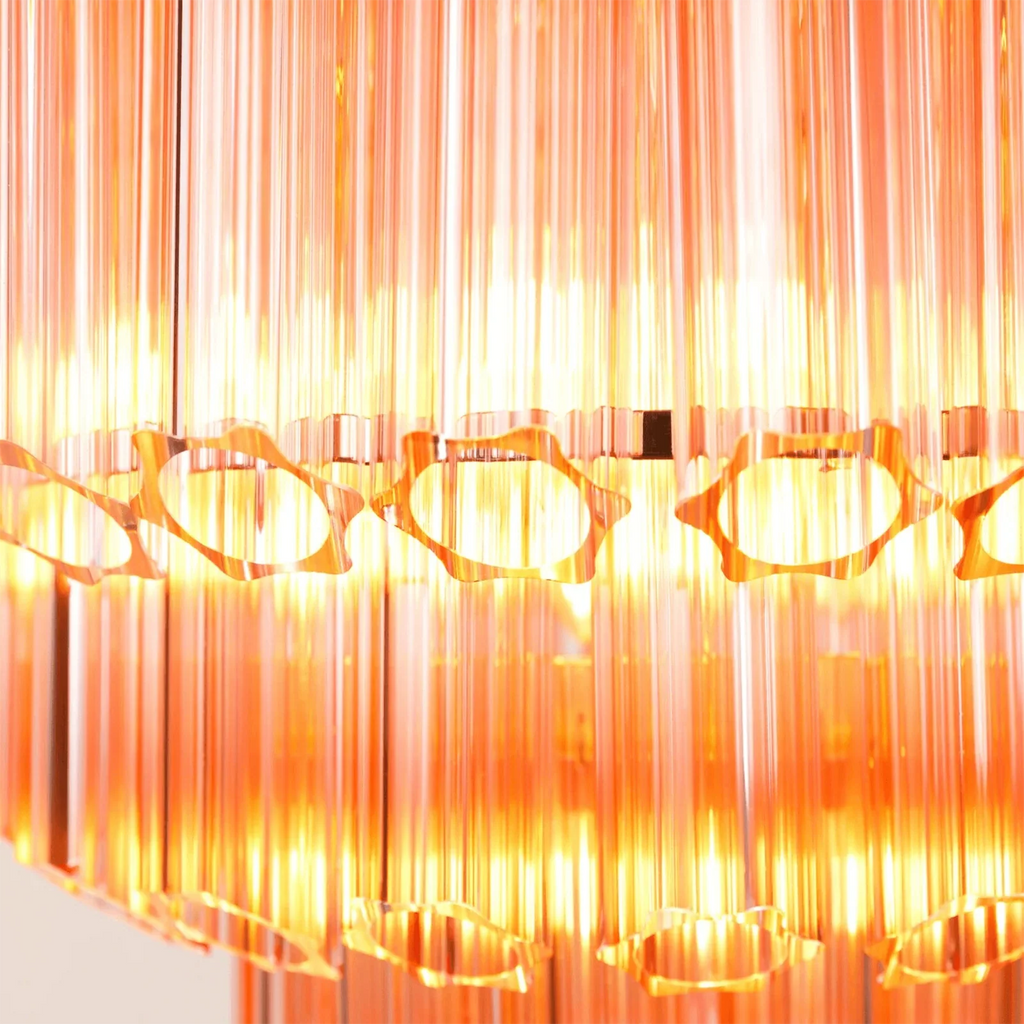 Pink Palermo Round Chandelier product image