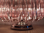 Murano Table Lamp | 24 Pink Prism Glass | Set of 2