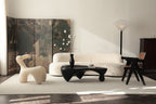Pleated Fan Floor Lamp