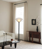 Pleated Fan Floor Lamp