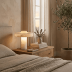 Plinth Alabaster Table Lamp