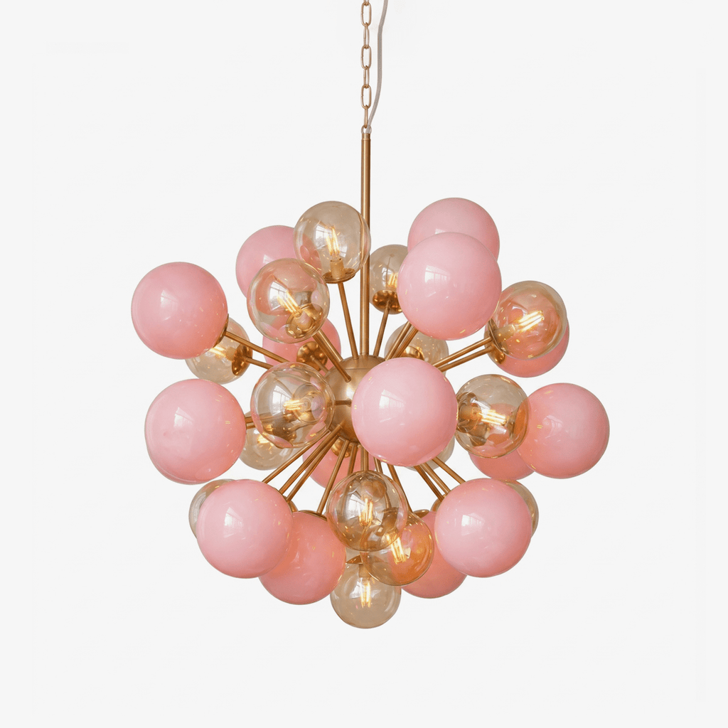 Pomelia Glass Globe Sputnik Chandelier