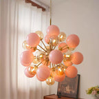 Pomelia Glass Globe Sputnik Chandelier